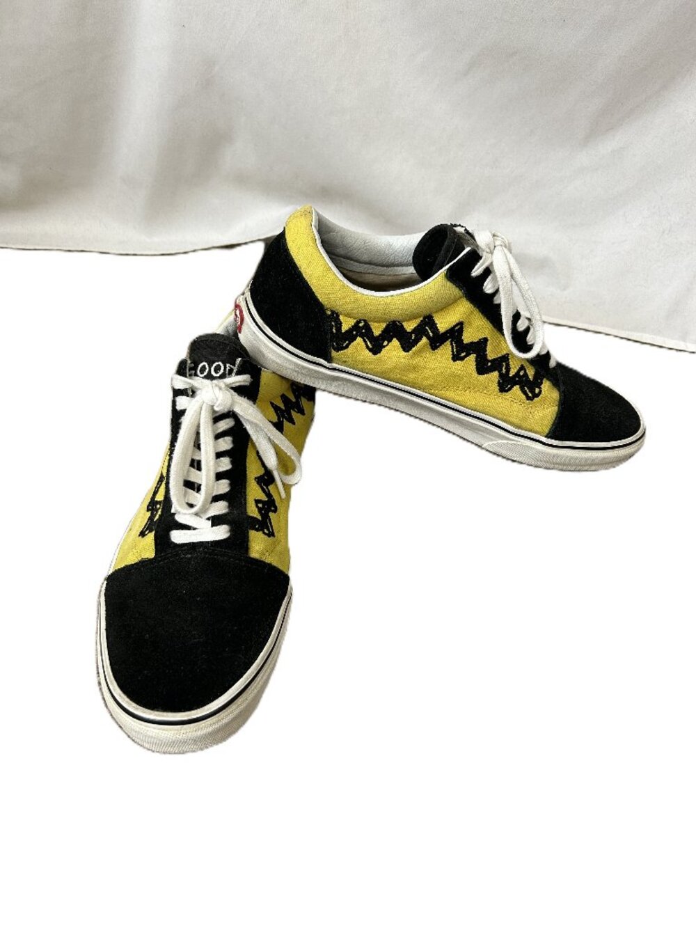 Vans Off The Wall Peanuts Good Grief Charlie Brown Skate Shoes 12 Men's